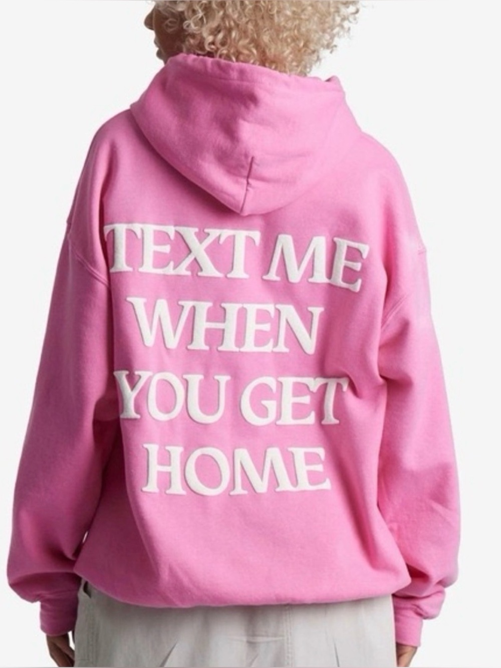 Lonely Ghost "Text Me When You Get Home" Hoodie Sweatshirt XXL